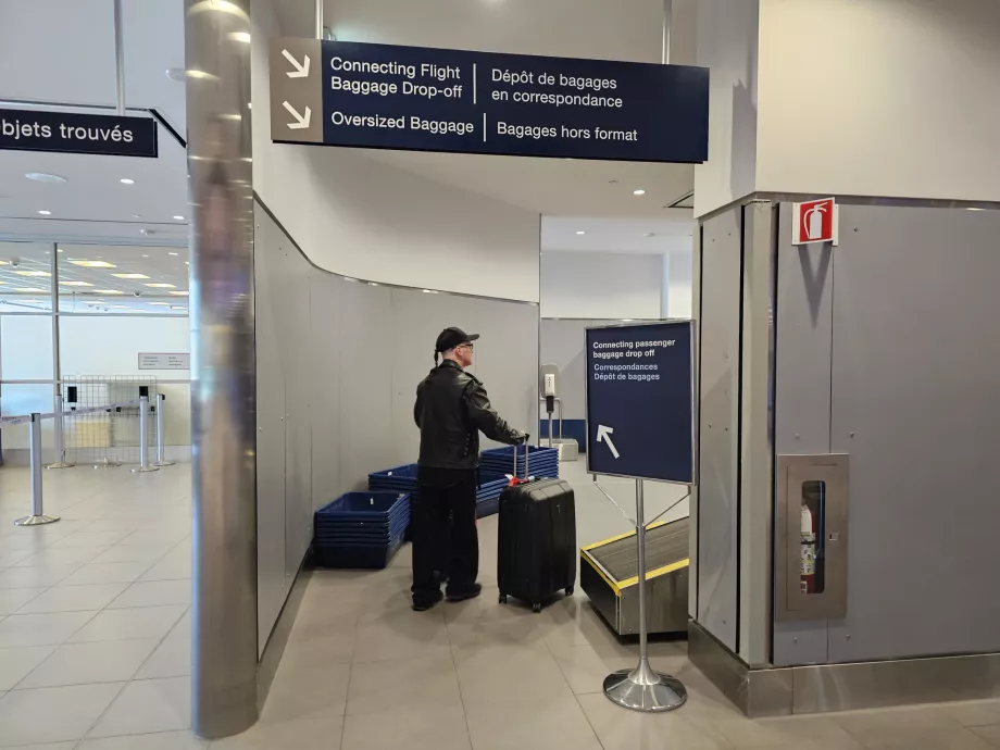 Τμήμα επανέλεγχου αποσκευών μεταφοράς