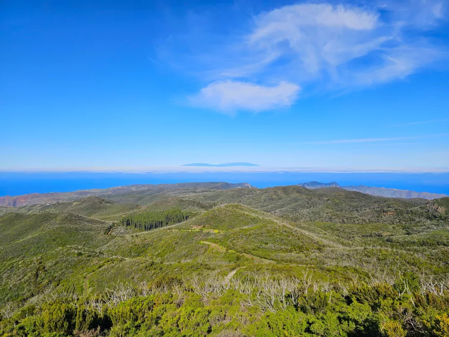 Θέα του νησιού La Palma από το Alto de Garajonay