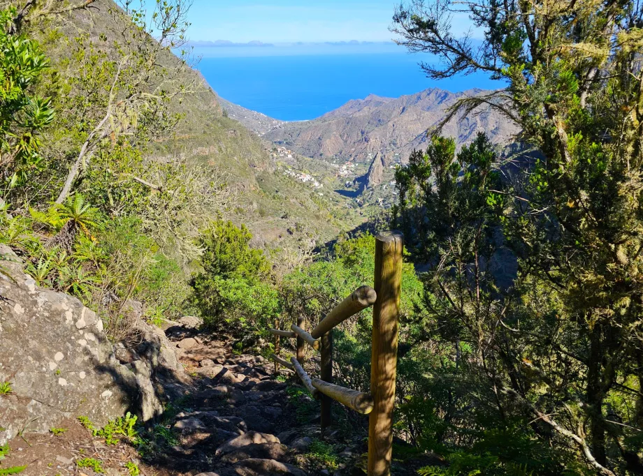 Θέα από το μονοπάτι El Cedro-Hermigua