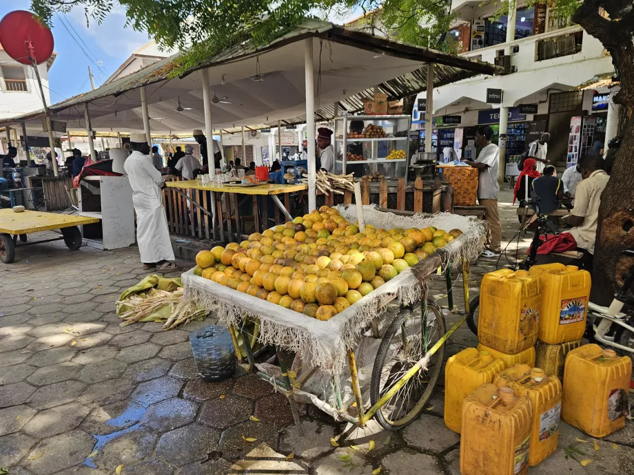 Darajani Souk, φαγητό του δρόμου