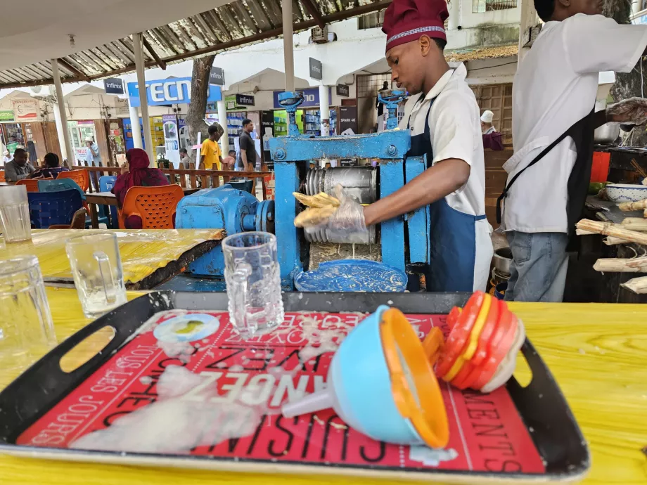 Προετοιμασία ζαχαροκάλαμου