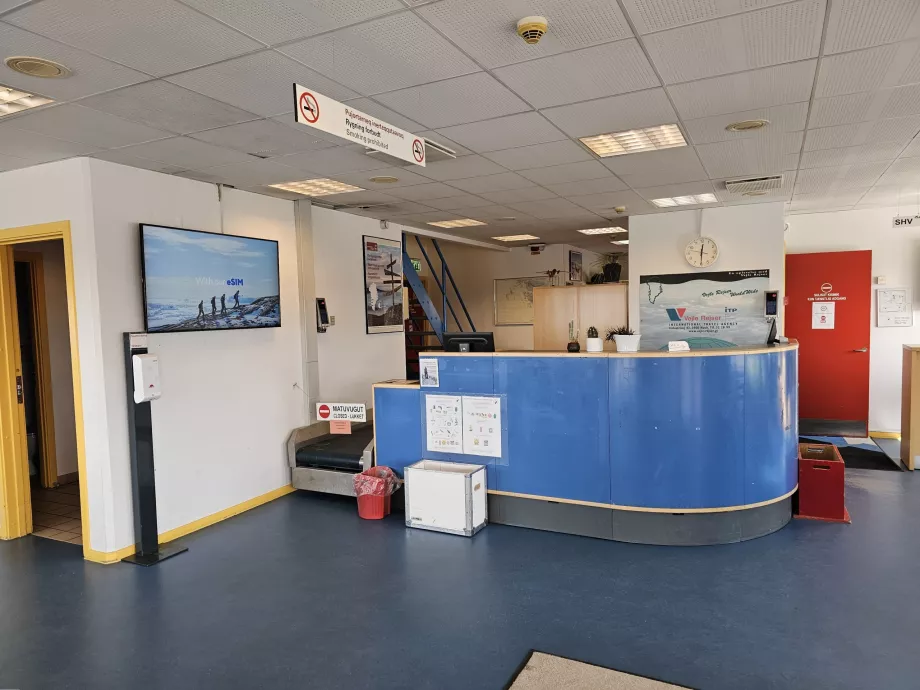 Check-in, αεροδρόμιο Sisimiut