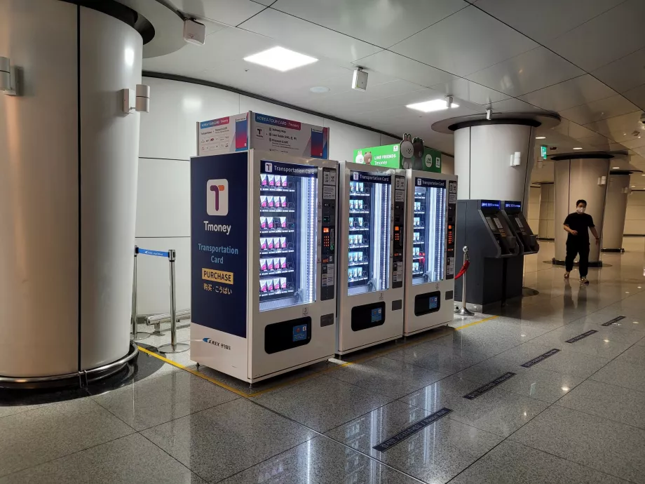 Incheon - Μηχανήματα καρτών TMoney