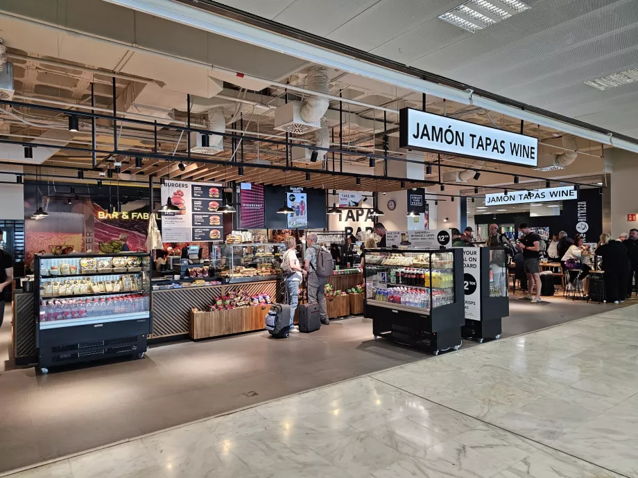 Food Court, ζώνη διέλευσης