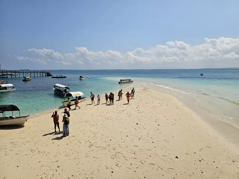 Prison Island, αμμώδης παραλία