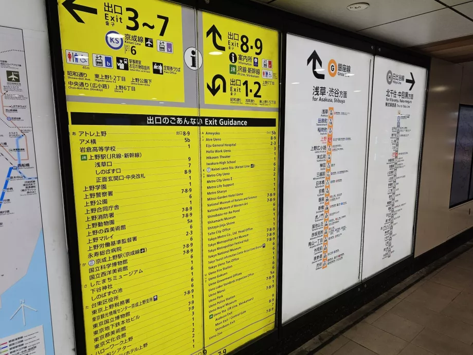 Σήματα εξόδου από σταθμούς του μετρό