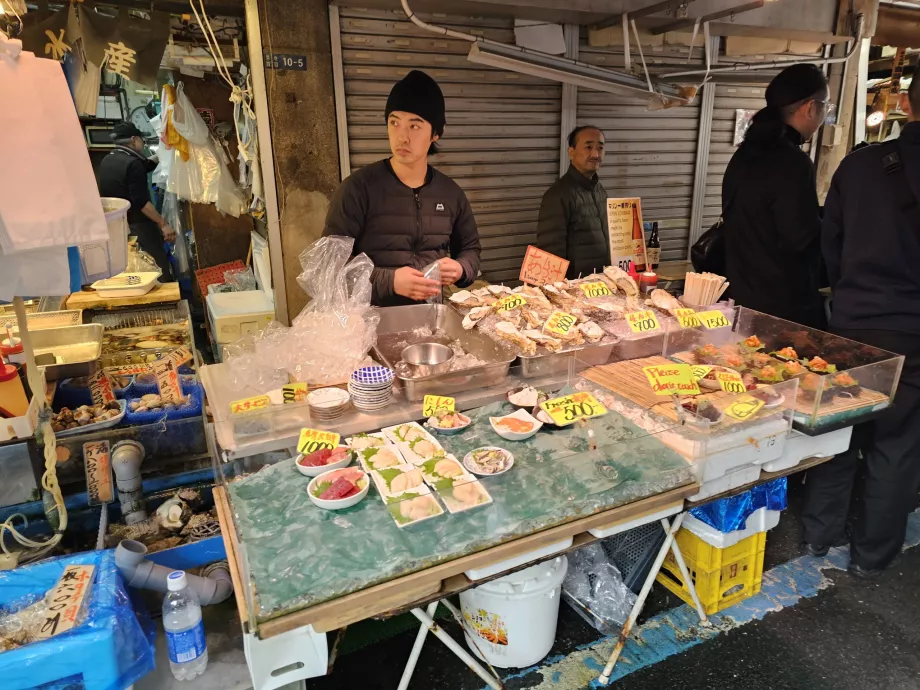 Ψαράδικη αγορά Tsukiji