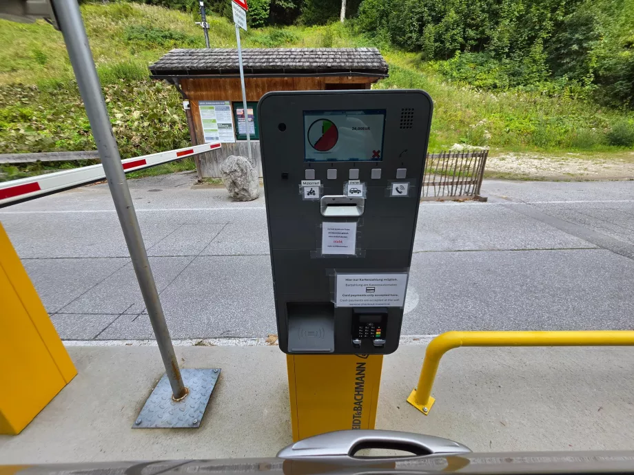 Πληρωμή διοδίων για τον αυτοκινητόδρομο Loser Mautstrasse