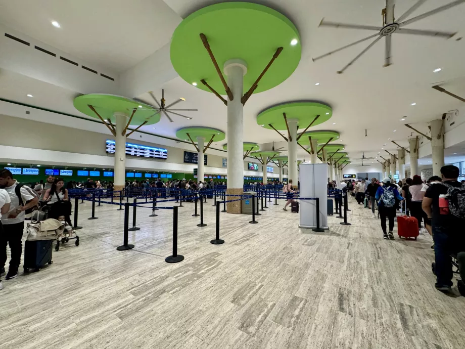 Check-in στο αεροδρόμιο της Πούντα Κάνα
