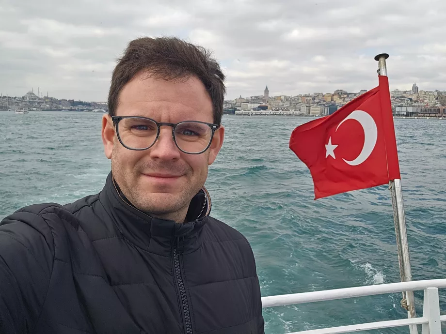 Εγώ στη βάρκα για τον πύργο Maiden