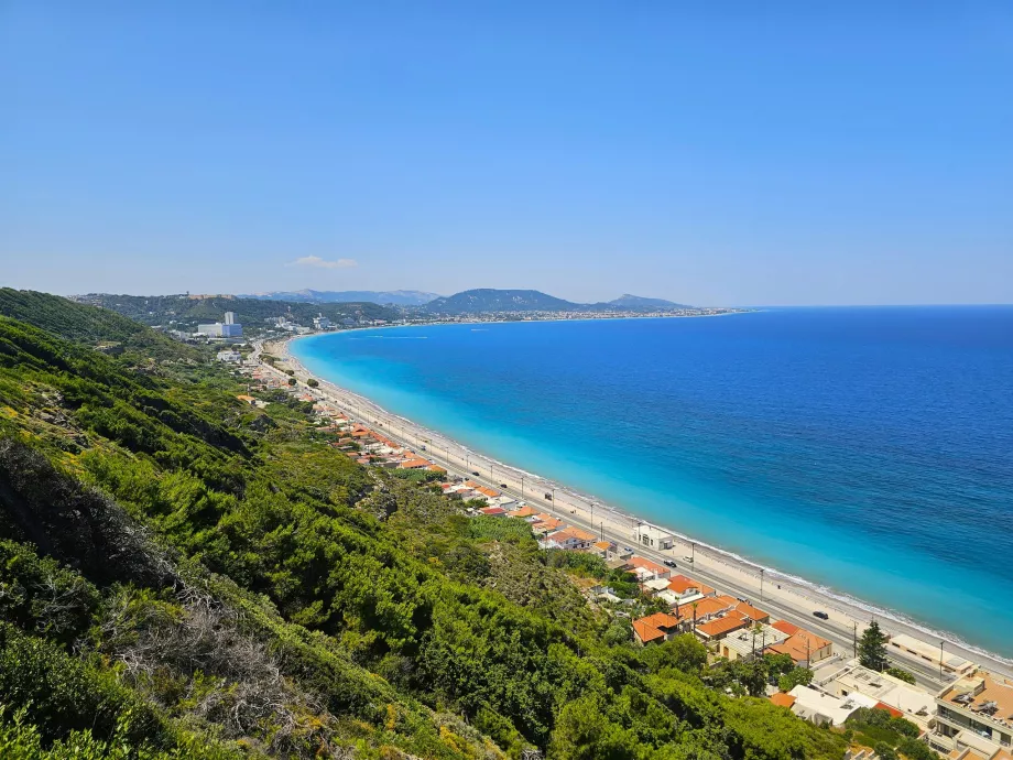 Παραλίες της Ιξιάς και της Κρητηνίας