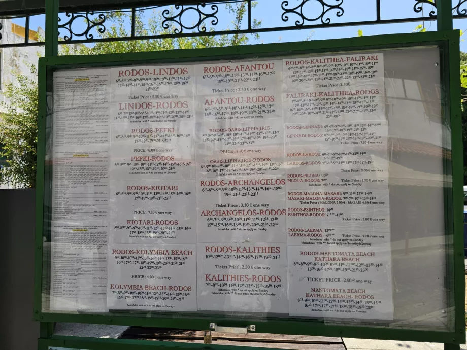 Δρομολόγια KTEL