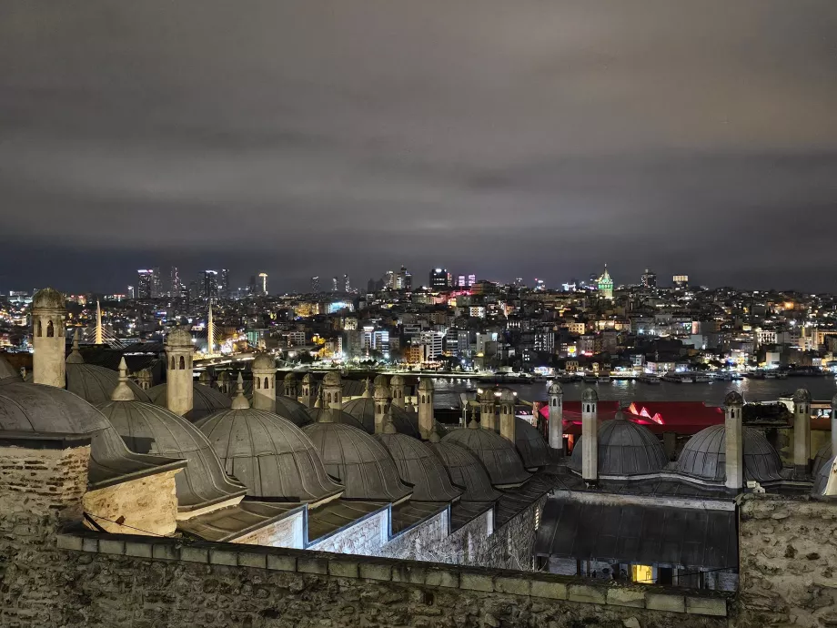 Τζαμί Σουλεϊμάν, θέα της Κωνσταντινούπολης