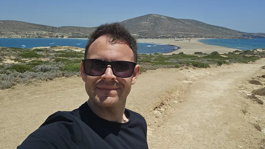 Χριστόφορος στην παραλία Πρασονήσι