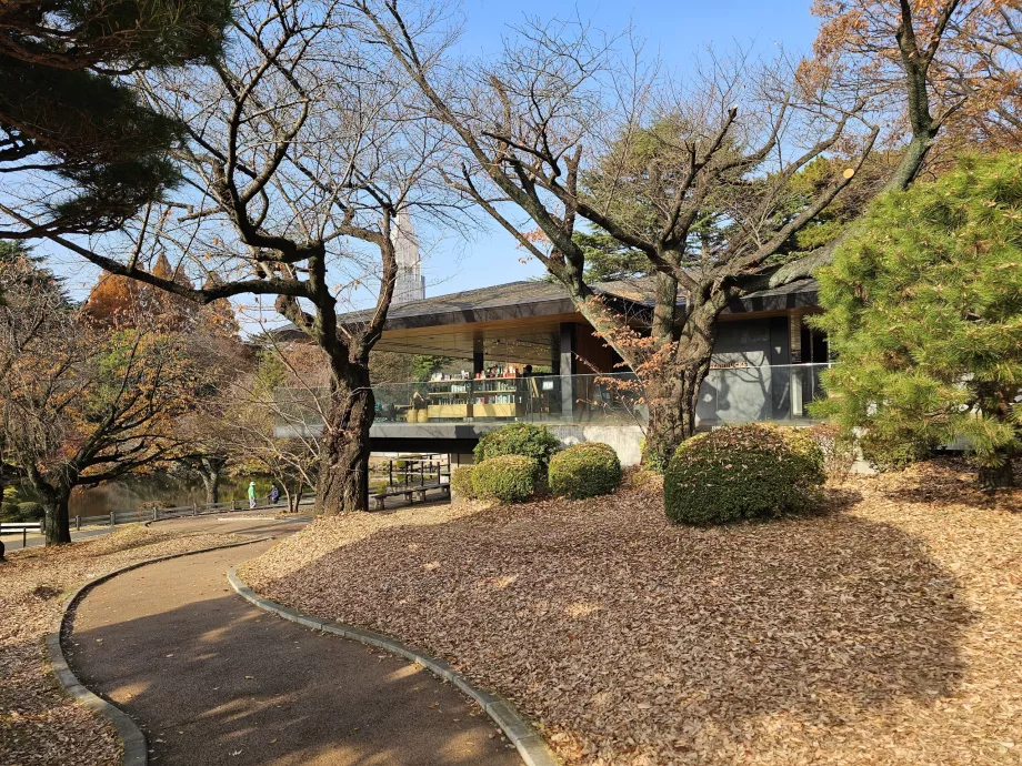 Εθνικός Κήπος Shinjuku Gyoen, καφετέρια Starbucks