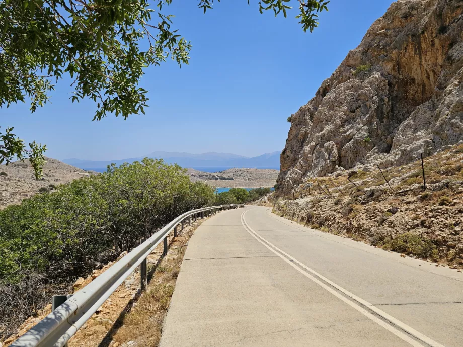 Δρόμος προς το εσωτερικό του νησιού