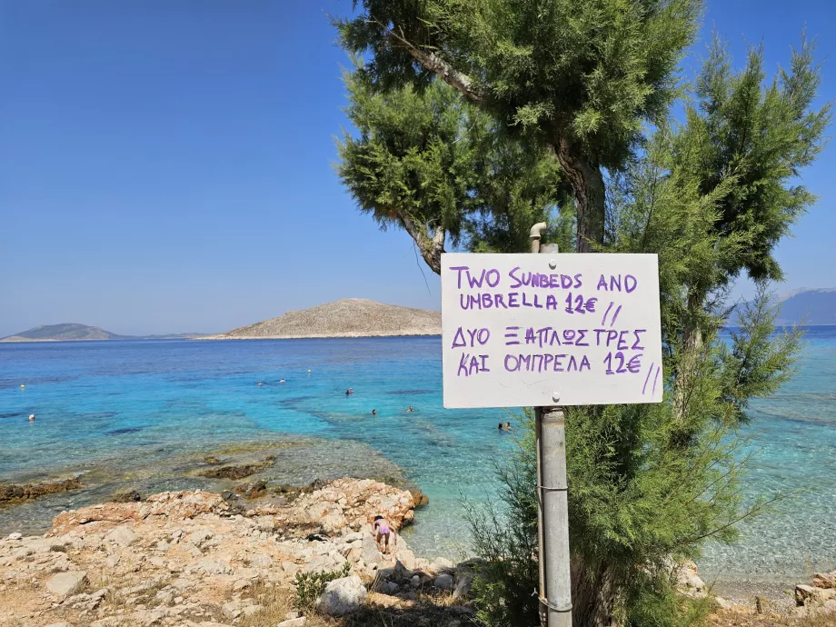 Τιμές, παραλία Φτενάγια