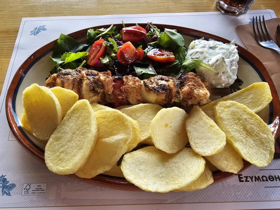 Σουβλάκι κοτόπουλο