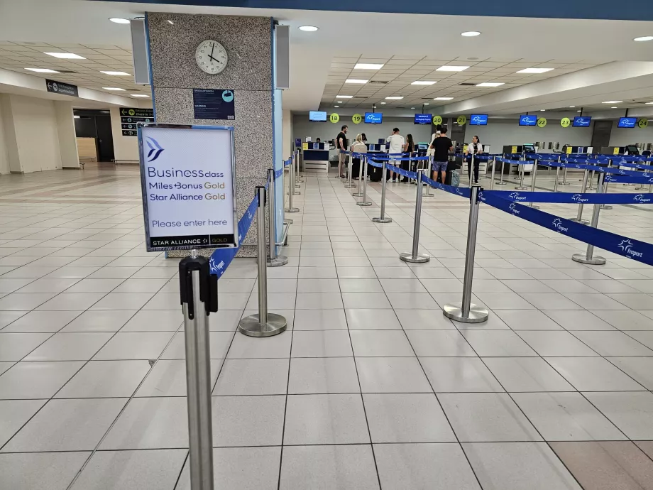 Check-in στην επιχειρηματική θέση
