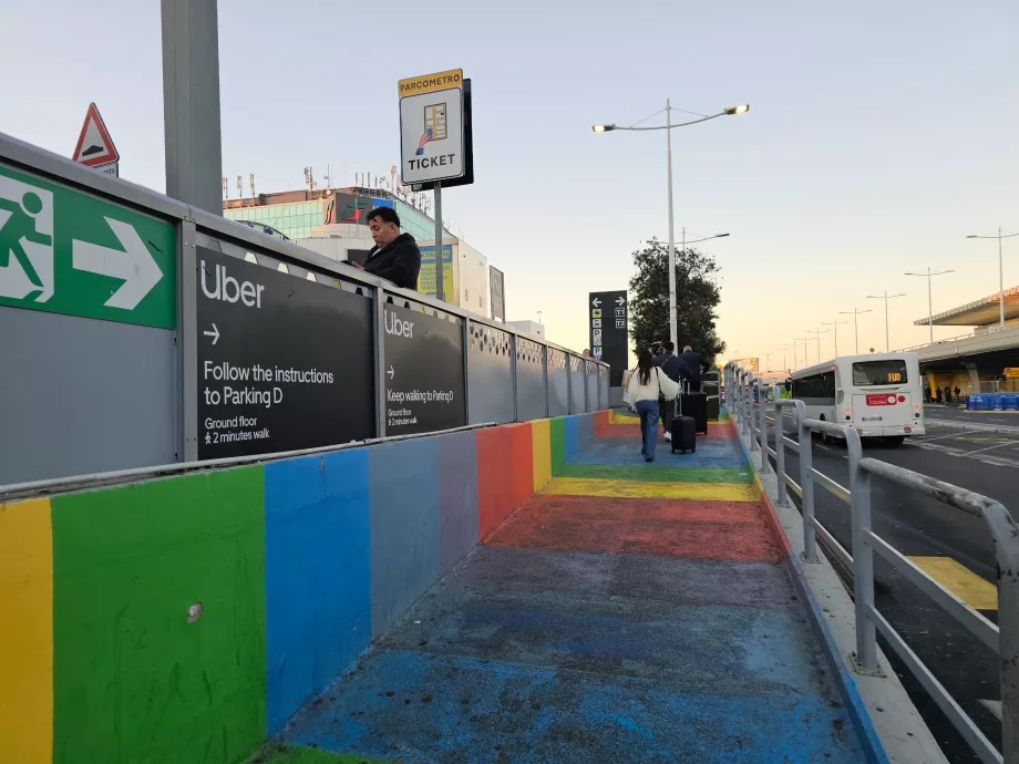 Οδηγίες για το σημείο παραλαβής της Uber