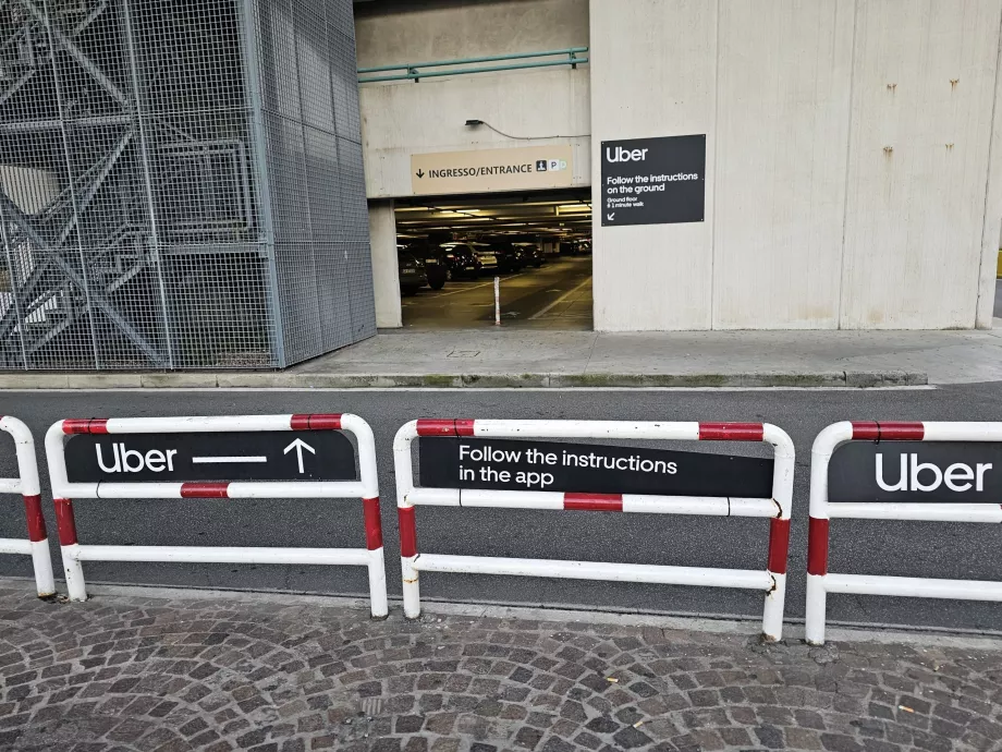 Οδηγίες για το σημείο παραλαβής της Uber