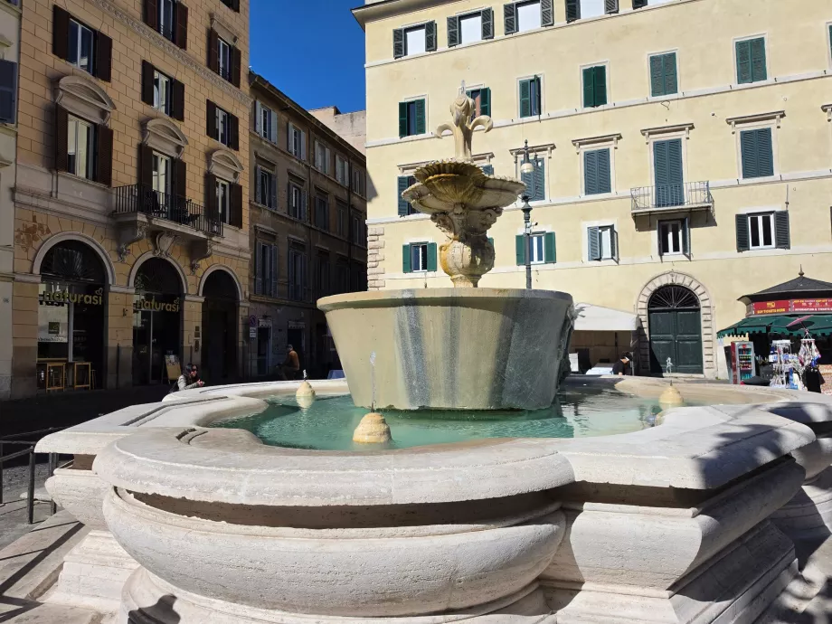 Campo de' Fiori, σιντριβάνι