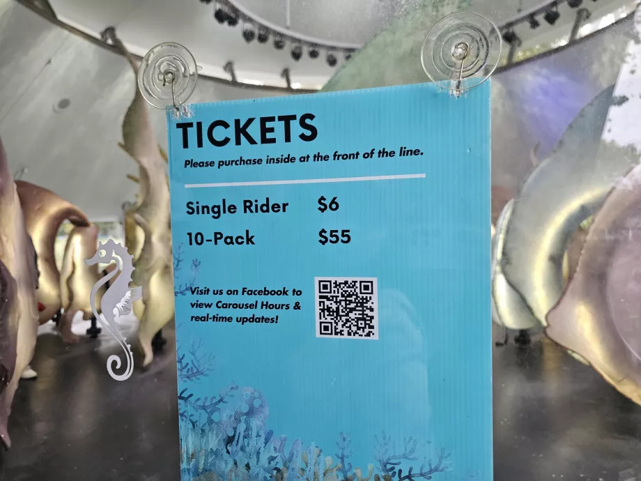 Sea Carousel, τιμές