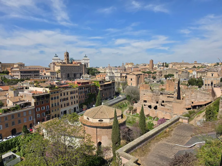 Forum Romanum όπως φαίνεται από το Παλατίνο