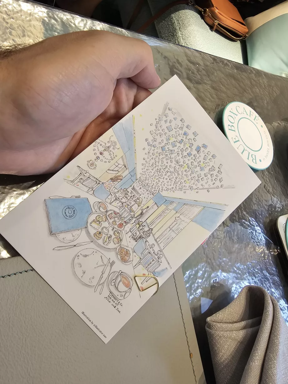 Μπλε κουτί, καρτ ποστάλ