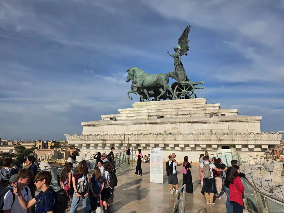 Altare della Patria, πληρωμένο μέρος