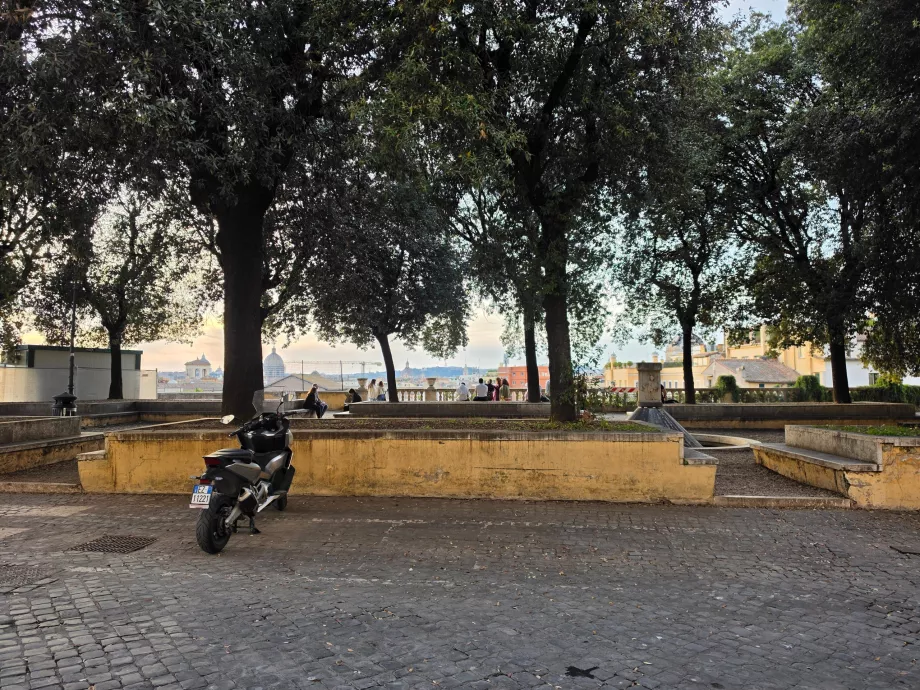 Σημείο θέας στην Piazza del Campidoglio