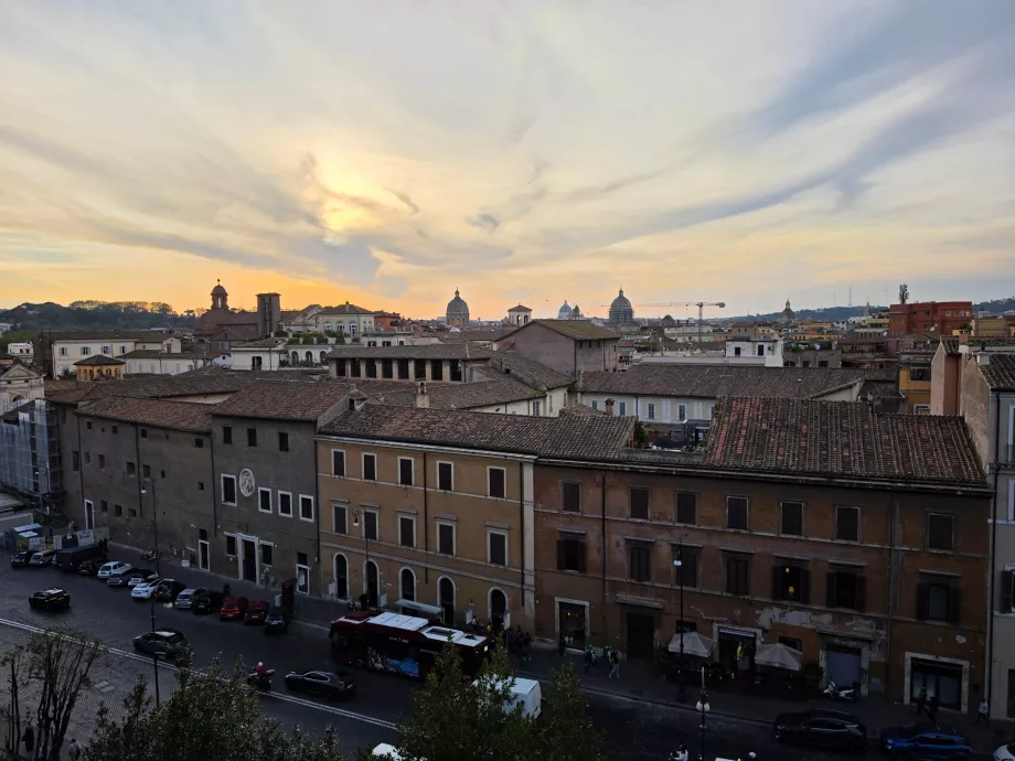 Σημείο θέας στην Piazza del Campidoglio