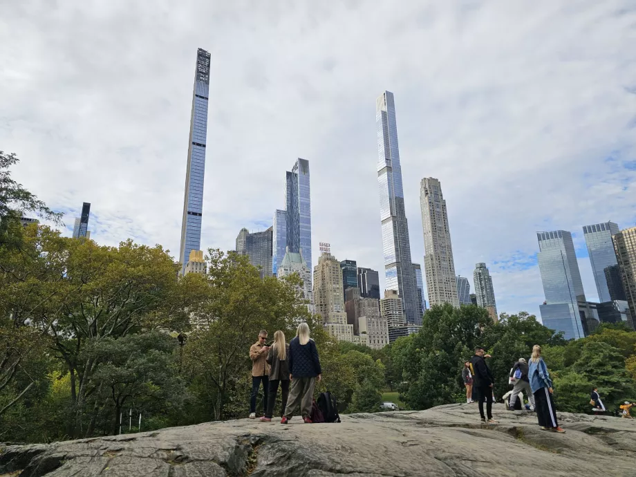 Θέα του Billionaire's Row από το Central Park