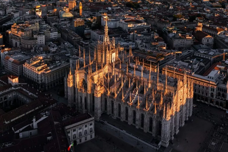 Αεροφωτογραφία του Duomo