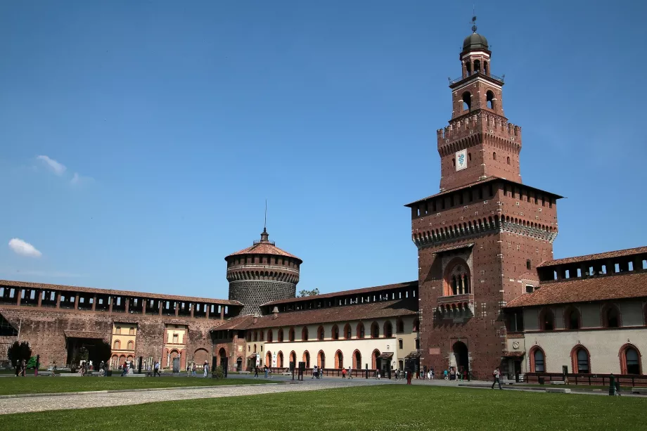 Αυλή του Castello Sforzesco