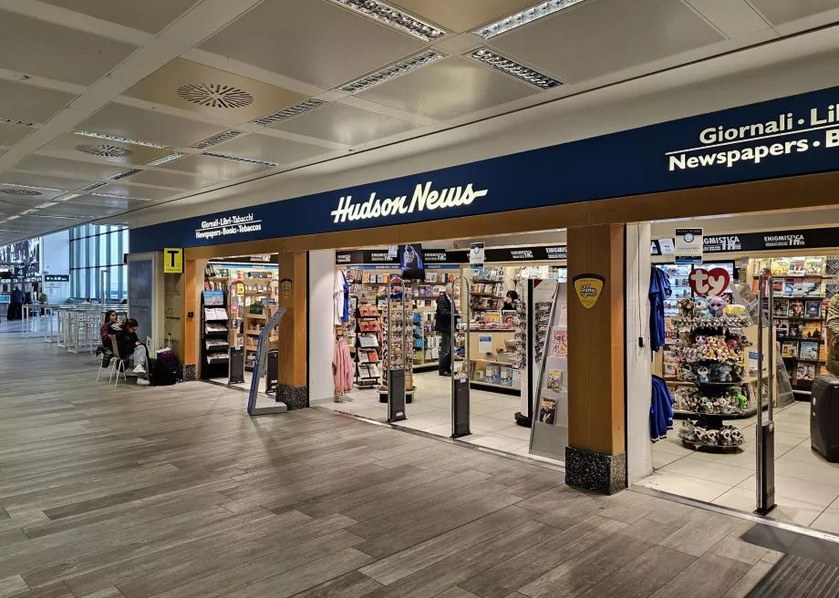 Hudson News, Αεροσταθμός 1, Αναχωρήσεις