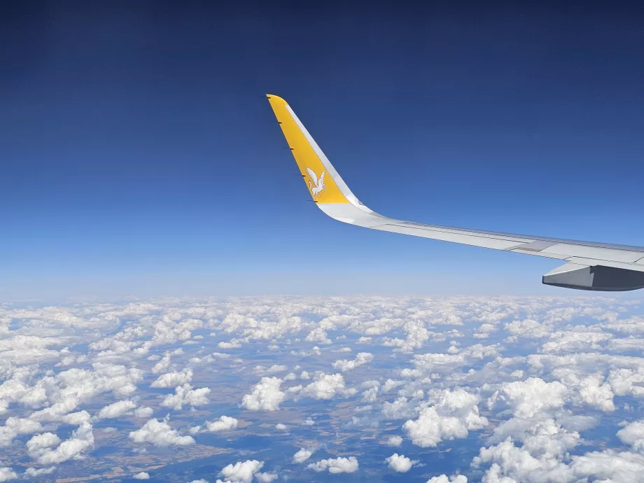 Pegasus Airlines κατά τη διάρκεια της πτήσης Πράγα-Κωνσταντινούπολη