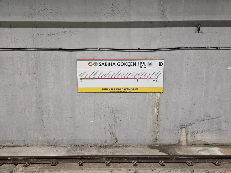Σταθμός μετρό του αεροδρομίου Sabiha Gokcen