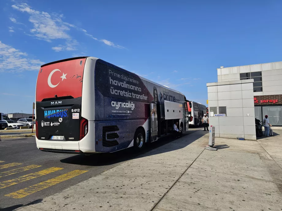Το Havabus κάνει στάσεις προς το κέντρο