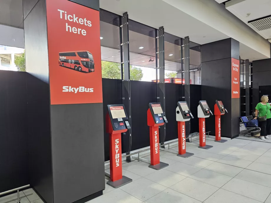 Μηχανήματα εισιτηρίων Skybus