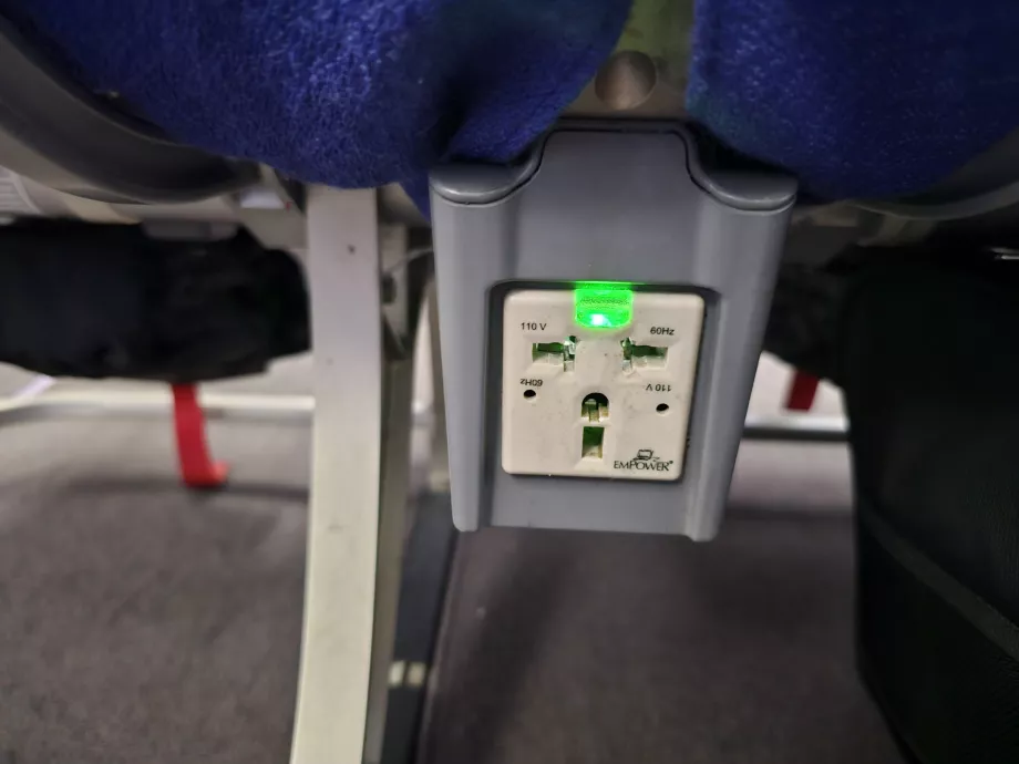 Πρίζες ρεύματος στο Airbus A330