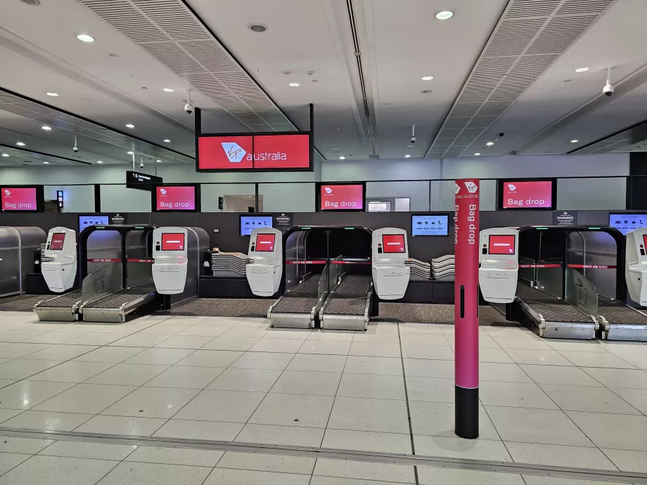 Check-in αεροδρομίου, Virgin Australia