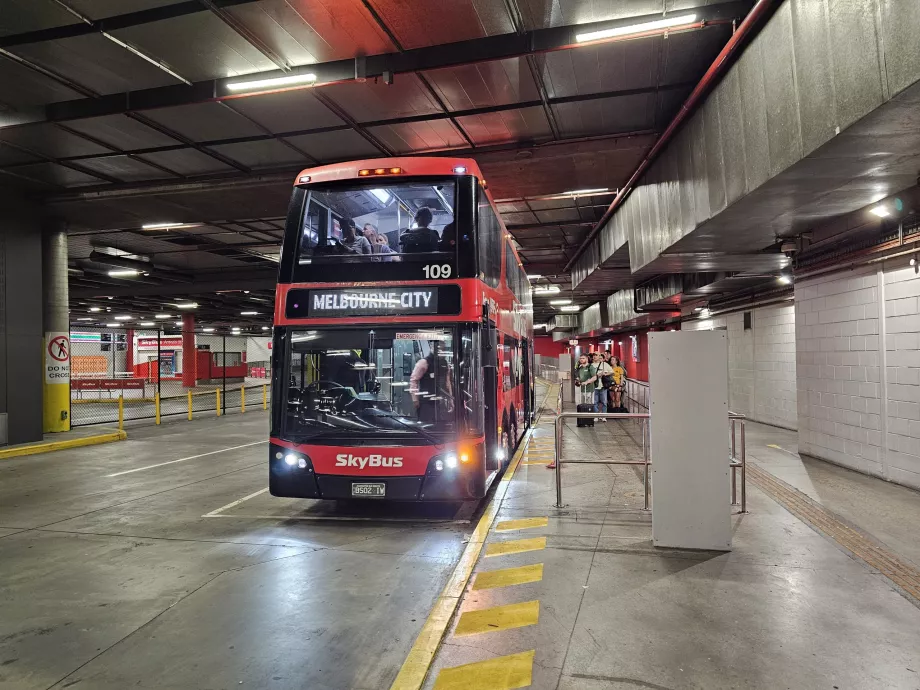 Στάση Skybus στο σταθμό Southern Cross