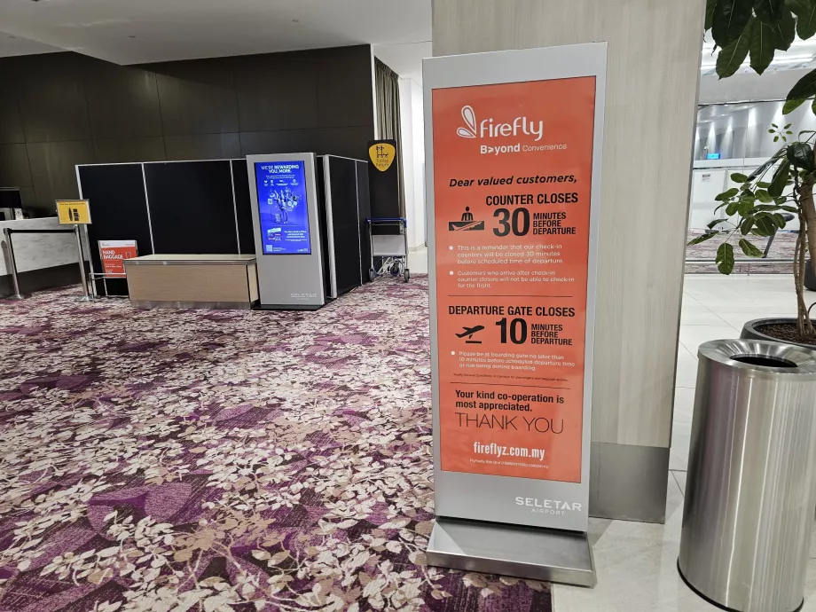 Πληροφορίες σχετικά με τις ώρες check-in
